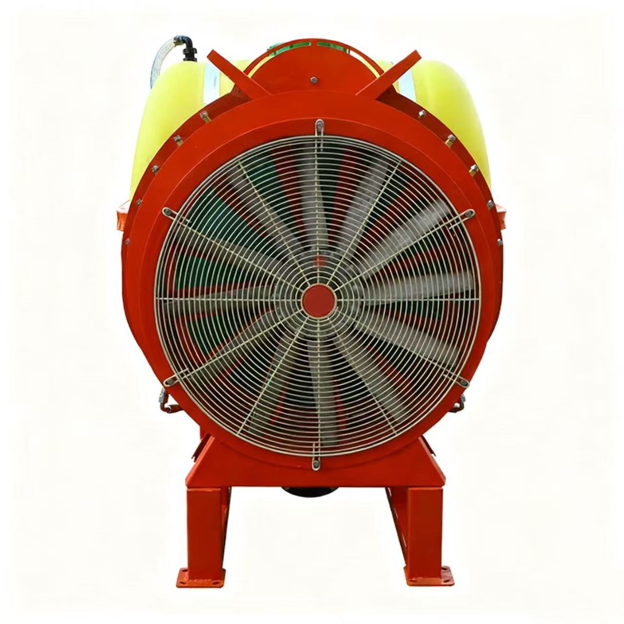 Tractor agrícola, pesticida, rociador de aire rojo, huerto Tractor agrícola, pesticida, rociador de aire rojo, huerto