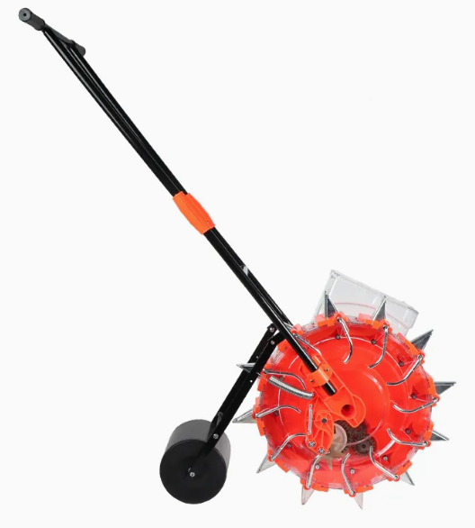 Sembradora de granos de tambor de empuje manual, máquina sembradora, granos de maíz, maní