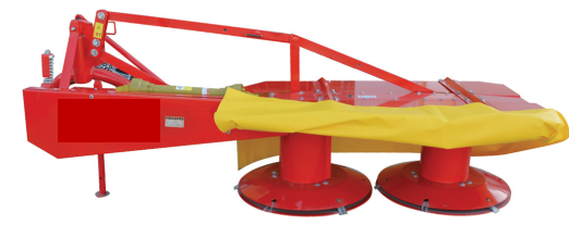 Cortacésped de heno con disco de tambor