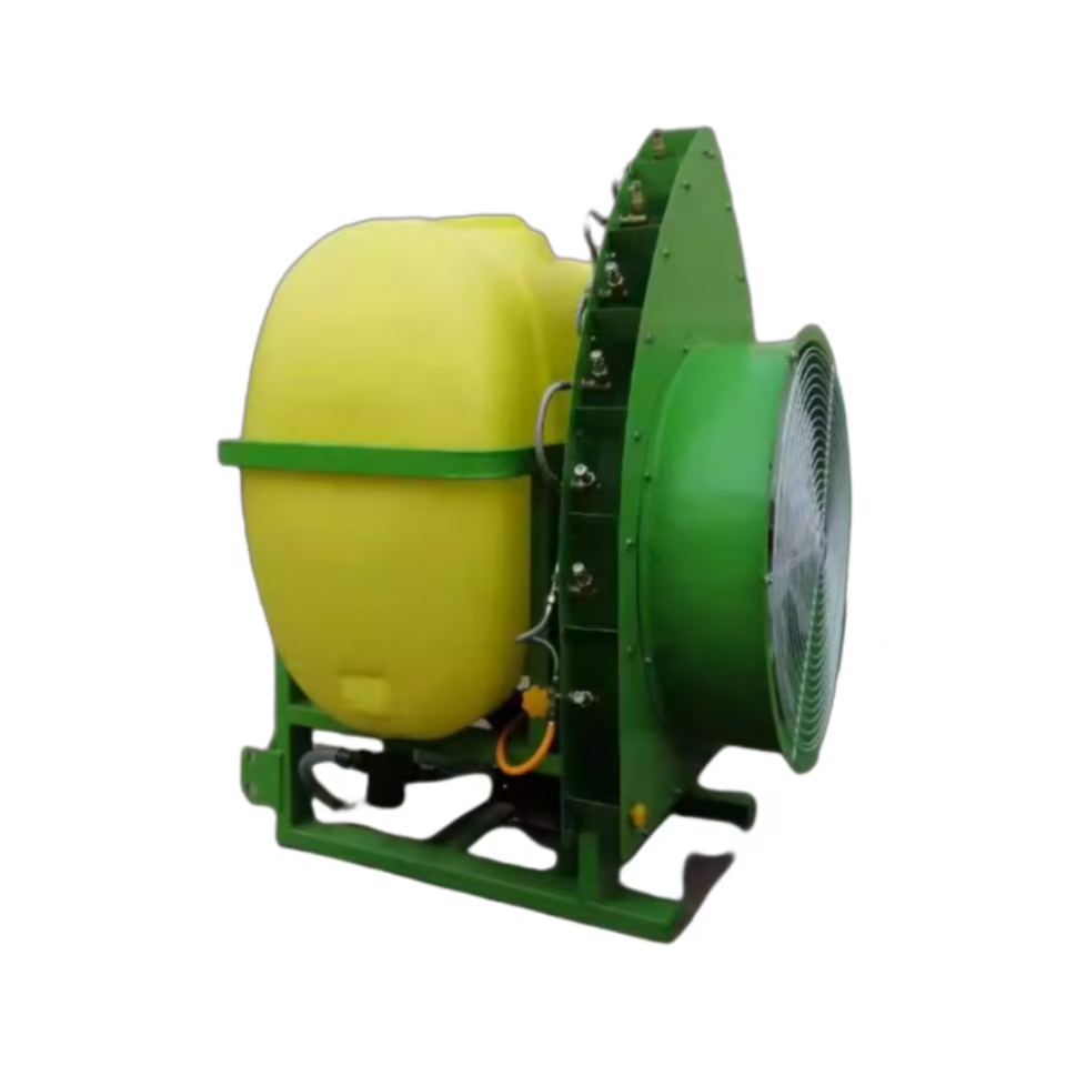 Pulverizador de chorro de aire montado en maquinaria agrícola para huerto