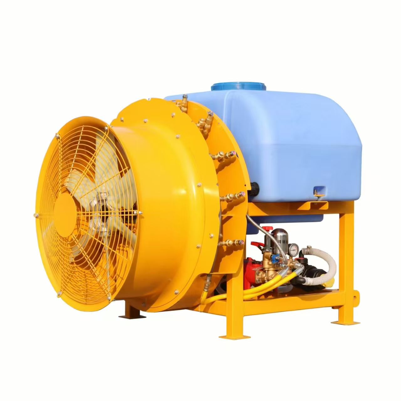 Pulverizador motorizado suspendido con transmisión por eje de toma de fuerza