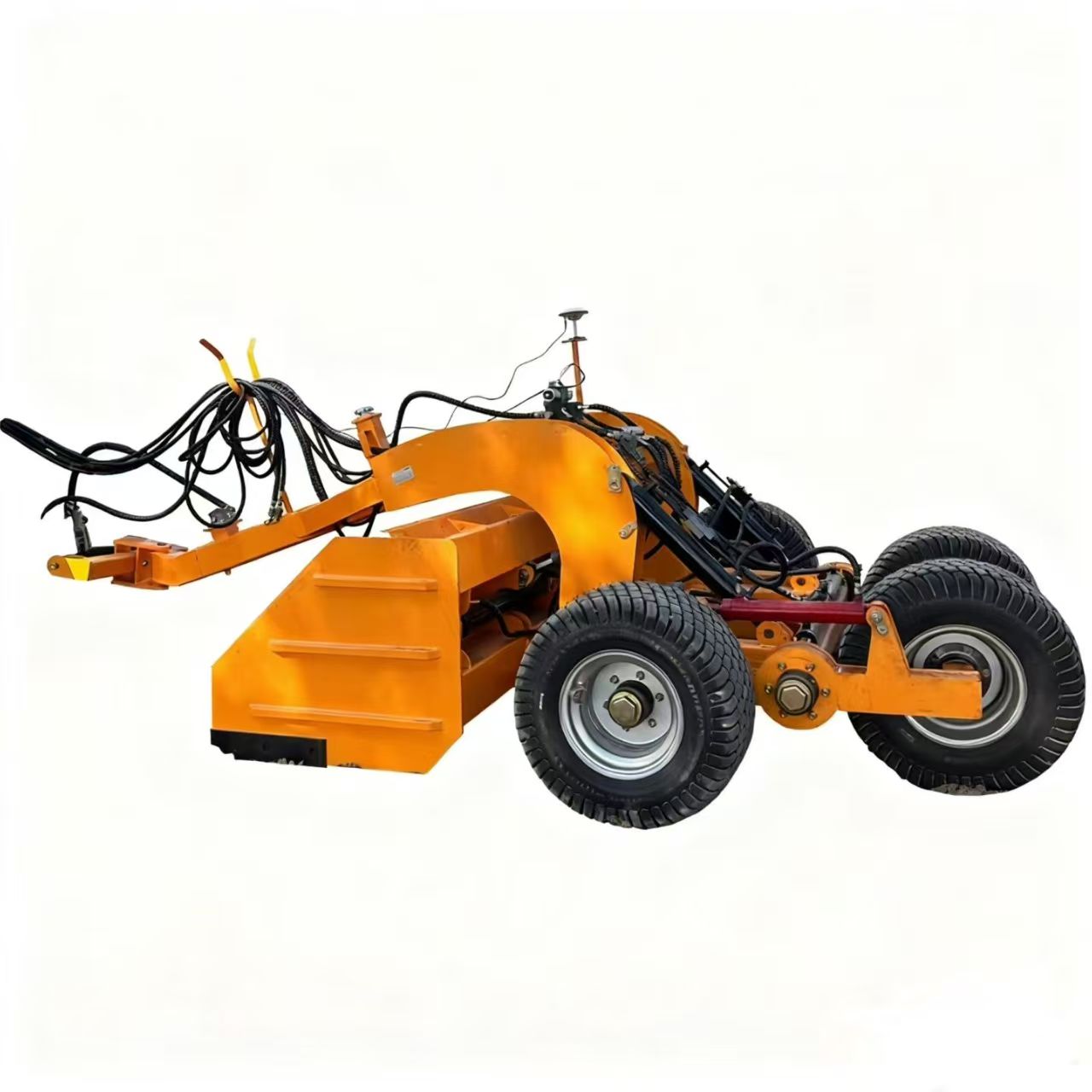 Nivelación de terrenos controlada por satélite