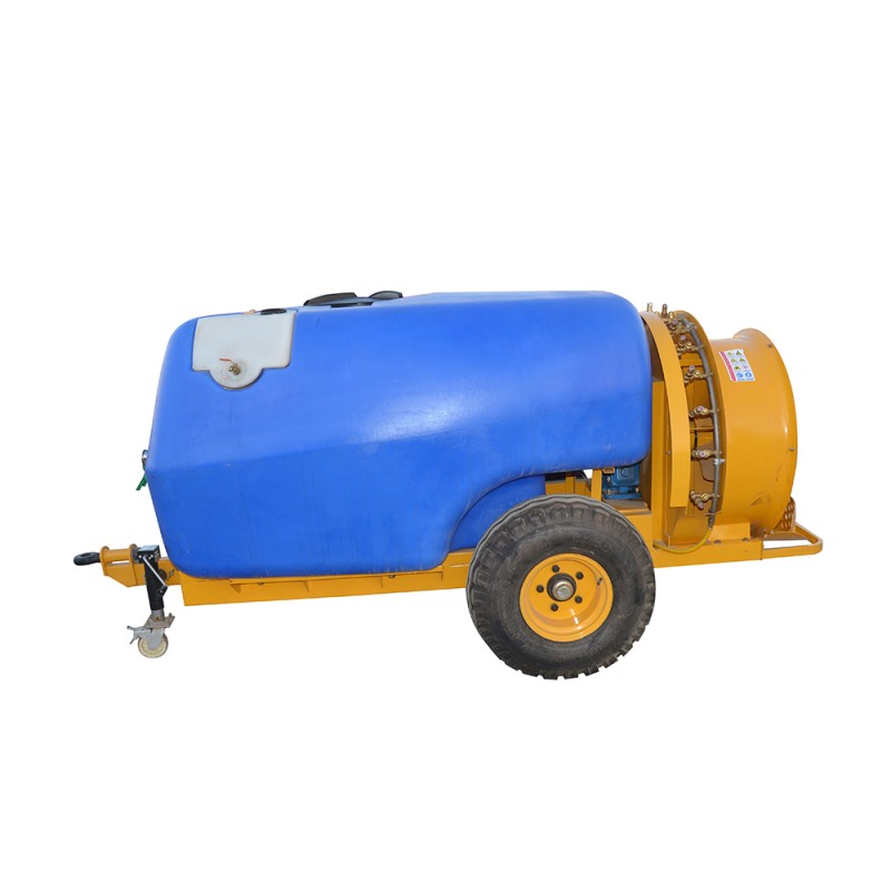 Pulverizador de huerto con chorro de aire montado en tractor