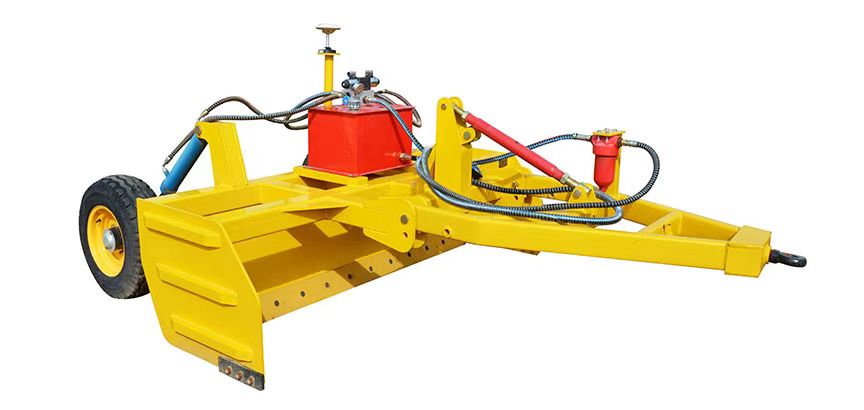 Niveladora satelital de máquina niveladora de tierras montada en tractor